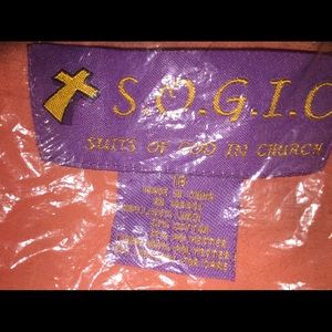 S.O.G.I.C. Suits of God In Church 2pc Suit size18